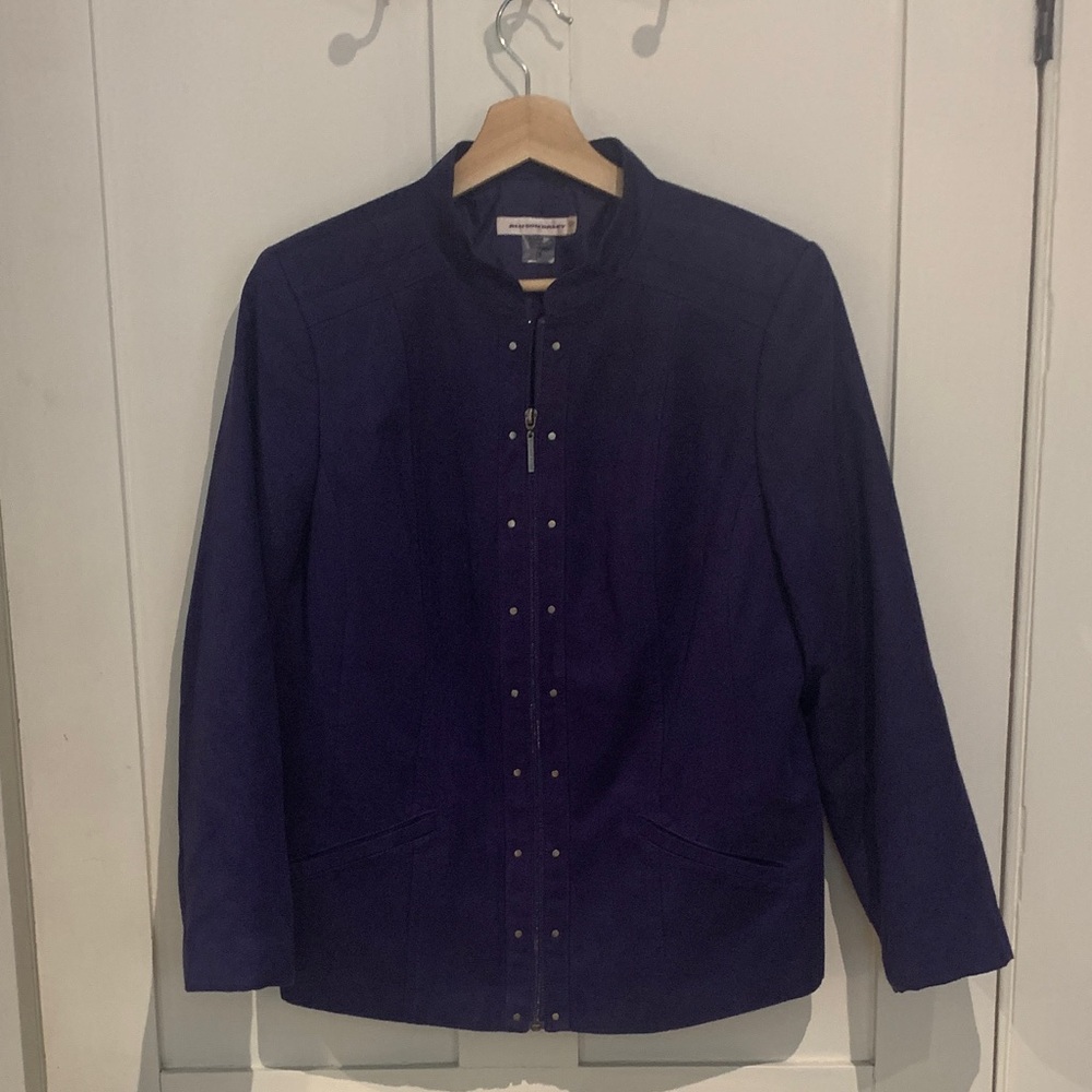 Allison Daley Deep Purple Blazer